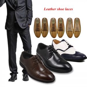 Formal Shoelaces - Leather Silicone (L6)